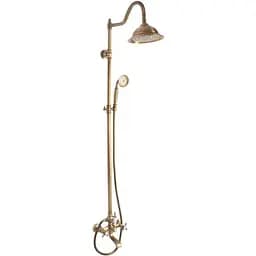 Душова система Rea Bergamo antique bronze з виливом REA-P5002, Бронза