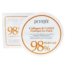 Гидрогелевые патчи для глаз Petitfee Коллаген/Коэнзим Q10 Hydrogel Eye Patch Collagen&CoQ10, 60 шт.