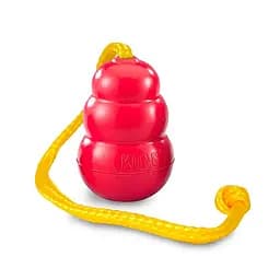 Игрушка Kong Classic груша-кормушка с веревкой для собак больших и гигантских пород XL