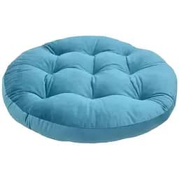 Лежак-подушка Matys Сапфір №4, 90 см, круглий, бірюзовий