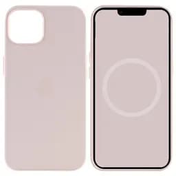 Чохол Epik Silicone case AAA with Magsafe and Animation для Apple iPhone 15 Pro Max 6.7 Рожевий/Light pink