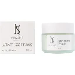 Відновлювальна ліфтинг маска He&She Cosmetics Green Tea 120 мл - мініатюра 2