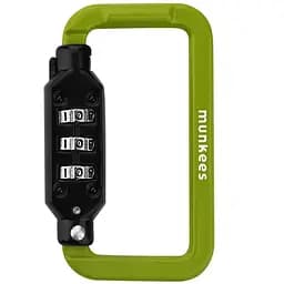 Карабин Munkees 35942 Combi Lock Carabiner Square Зеленый
