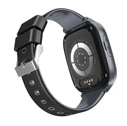 Дитячий годинник телефон Lemfo S34 з 4G сім картою, GPS відстеженням, прослуховуванням, датчиком зняття з руки та кнопкою SOS Чорний - мініатюра 2