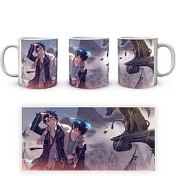 Кухоль GeekLand Blue Exorcist Синій Екзорцист BE 02.12 330 мл білий - мініатюра 4