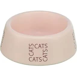 Миска для кошек Trixie керамическая 0.15 л d 12 см розовая