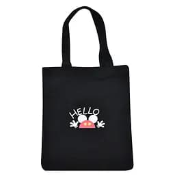 Екосумка шоппер Bambi YZ4711-4-5 на 1 відділення 30-37 см Чорний