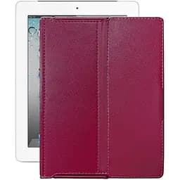 Чохол StatusCASE з екошкіри для планшету Apple iPad 2 (A1396) Бордовий