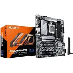 Материнская плата LGA1851, Gigabyte B860 DS3H WIFI6E, B860, 4xDDR5, 1xPCI-E 5.0 x16, 4xPCI-E 4.0 x16, 4xSATA3, 2xM.2, Realtek 7.1, Realtek 2.5Gb, WiFi 6E, Bluetooth 5.3, HDMI/DP, ATX