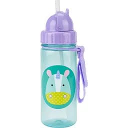 Пляшечка Skip Hop Zoo Єдиноріг 385 см бірюзова з фіолетовим (9N567610) - мініатюра 2