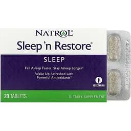 Комплекс для сна Natrol Sleep'n Restore Здоровый сон 20 таблеток