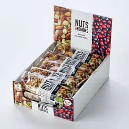 Батончик Nuts & Berries Deluxe горіховий з журавлиною та насінням гарбуза органічний 40 г - мініатюра 5