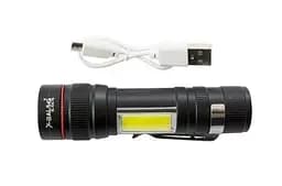 Ручний ліхтар BL-520-T6+COB zoom + microUSB (3 режими) - мініатюра 4