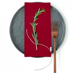 Серветки Cosas Ruby 35х35 см 4 шт. (Set-4Serviette_RanforsBordo_35) - мініатюра 3