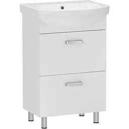 Тумба для підлоги RJ Toft-B з умивальником Proxy 101960UA 60 см Білий RJFU045-0160WHSET(RJFU045-0160WH+101960UA) Білий
