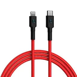 Кабель ZMi Cable USB to Lighting 2.4A 0.3m AL872 Red