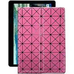 Чехол StatusCASE из экокожи для планшета MIXzo ME1030 4G Розовый ромб