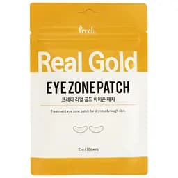 Патчі тканинні для зони навколо очей із золотом Prreti Real Gold, 30 шт.
