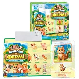 Интерактивная книга-игра "Приключения на Ферме" WToys 74461 Разноцветный