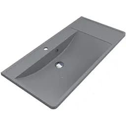 Умивальник Miraggio Sacramento mirastone gray 0000437, Сірий