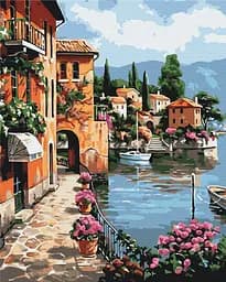 Картина по номерам на подрамнике Brushme Под солнцем Позитано