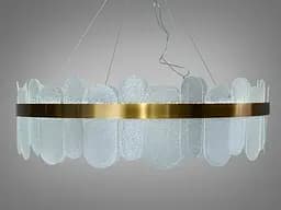 LED-люстра під латунь Diasha 803/800SGD золото, кришталева, 165 Вт, 80 см, 16-25m2 - мініатюра 4