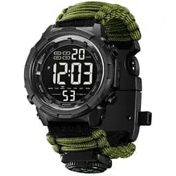 Годинник тактичний Skmei Navi Paracord Чорний (1845-1)