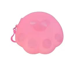 Дитячий гаманець-брелок "Лапка" Bambi C44413, 14 х 12 х 2 см Світло-рожевий