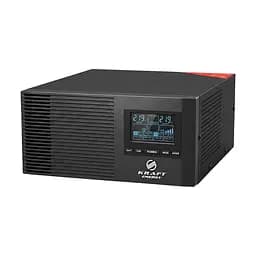 Інвертор Kraft KRF-AVR1200VA/1КW-12V з правильною синусоїдою під зовнішній акумулятор (42-00093)