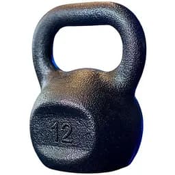 Гиря чугунная RN Sport 12 кг металлическая черная