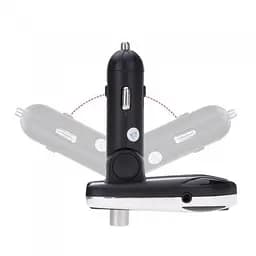 FM модулятор в авто трансмітер автомобільний X8 Plus Bluetooth 2 USB AUX - мініатюра 5