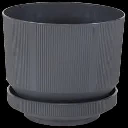 Горшок для цветов Serinova Lux, 3.3 л, антрацитовый (S282-Antrasit)