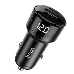 Адаптер автомобильный HOCO Light road dual port digital display car charger Z42