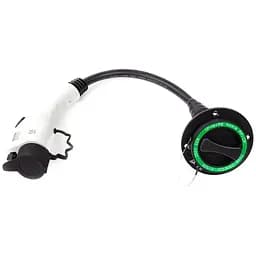 Адаптер Duosida кабеля для электромобиля Type 1 (Female) - Type 2 (Male)