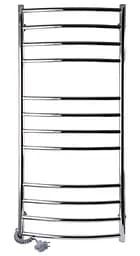 Електрична рушникосушка Unio LDE EL 1200-500-12 Драбинка Дуга Еліт, Хром, Ліве, Механічний