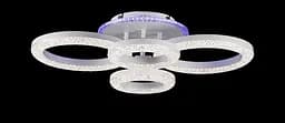 Люстра стельова LED Splendid Ray L2722/2+2, 4 лампи, білий, сучасний стиль, з пультом, димер, 15 см висота, 57 см діаметр - мініатюра 6