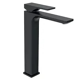 Смеситель для умывальника Koer KB-11010-05 высокий KR3483 Черный матовый