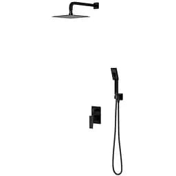 Душова система прихованого монтажу Omnires Parma black mat SYSPM10BL, Чорний матовий