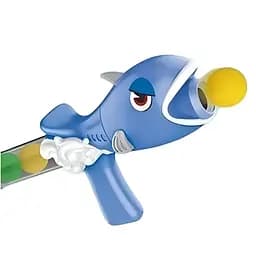 Іграшковий помповий пістолет-рибка 5006 C з 6 м'якими набоями, синій