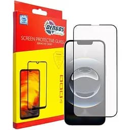 Стекло защитное Dengos Full Glue iPhone 16e Black (TGFG-424)