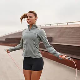 Розумна скакалка Gymtek Double Jump Pro 2в1 з лічильником - мініатюра 6