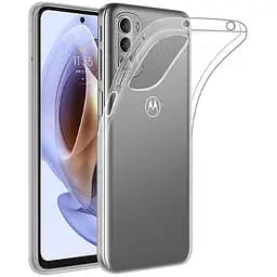TPU чехол Epik Transparent 1.5 mm для Motorola Moto G41 Бесцветный прозрачный