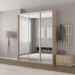 Шафа-купе Idea серія 3 200 x 45 x 240 см Дуб сонома Дзеркало
