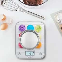 Ваги кухонні Tefal Optiss Cake Pops 5 кг скло AAAx2 в комплекті різнокольорові (BC50D4V0) - мініатюра 5
