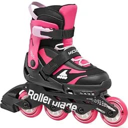 Ролики Rollerblade Microblade 28-32 Чорний-Рожевий