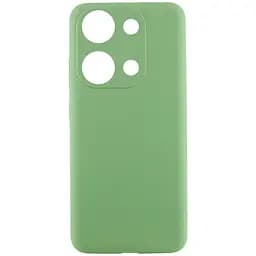 Чехол Silicone Cover Lakshmi Full Camera (AAA) для Xiaomi Redmi Note 13 Pro 4G / Poco M6 Pro 4G Мятный / Mint