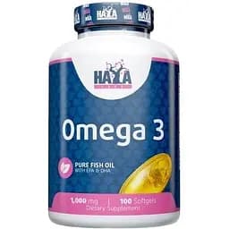 Жирні кислоти Haya Labs Omega 3 1000 мг 100 капсул