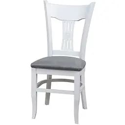 Стілець Prestol Сільва 560x470x940 мм білий із сірим