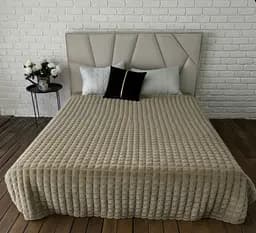 Простыня цвета пудрово-бежевый мягкая универсальная простыня 200 x 230 см для кровати