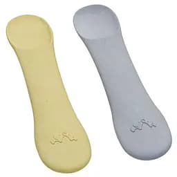 Набір столових приборів Bebe Confort Happy, жовтий з сірим, 2 шт. (3105201170)